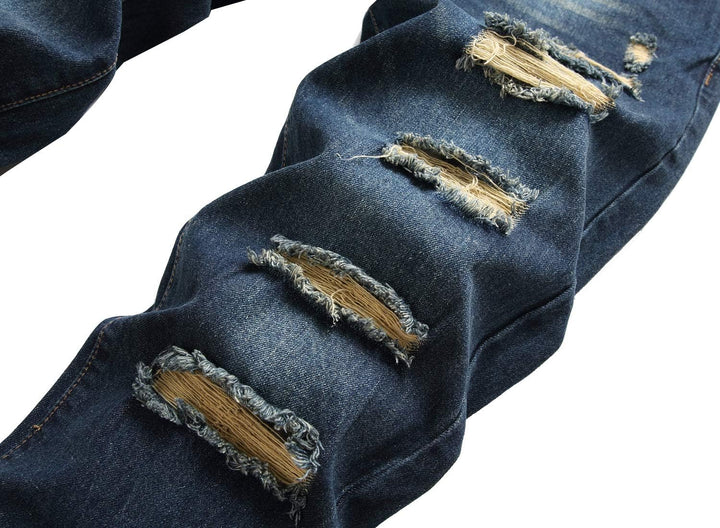 AA OOS Férfi Slim-Fit Koptatott Farmer - Mick