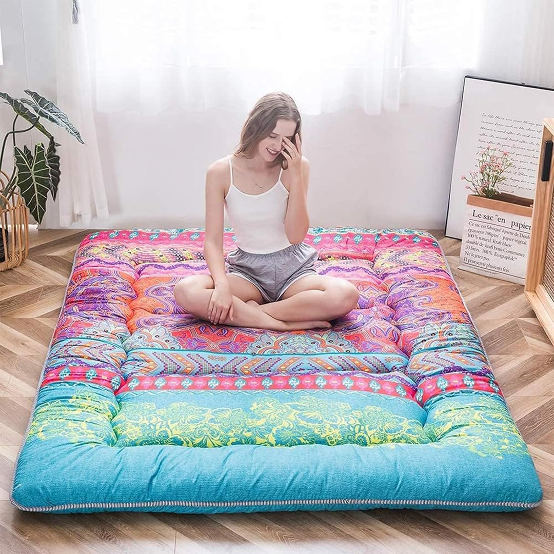 Hajtható japán futon padlómatrac memóriahab támogatással – Arivon