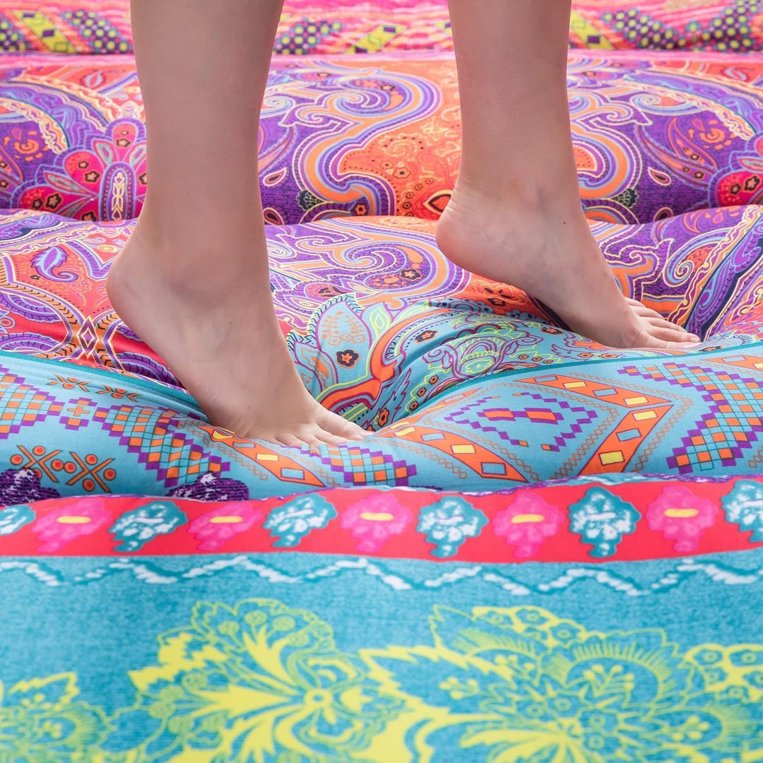 Hajtható japán futon padlómatrac memóriahab támogatással – Arivon