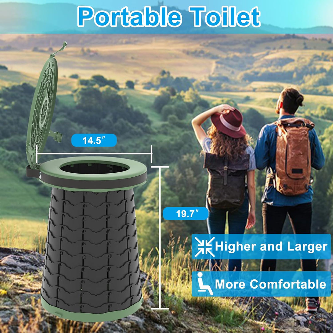 Állítható magasságú hordozható wc – CampMate