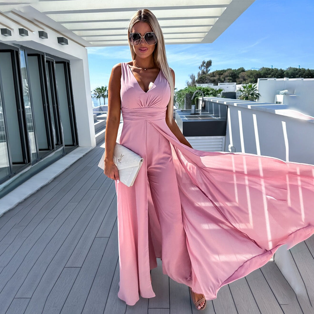 AA OOS Stílusos ünnepi női overall ruha kinézettel – Lorena