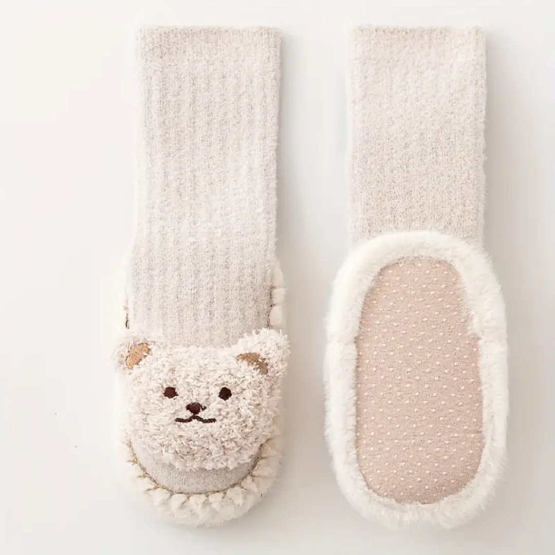 Gyerek házi papucs zoknik mackókkal – CozyBear