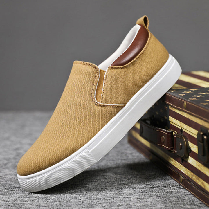 Lennard vászon férfi slip-on cipők