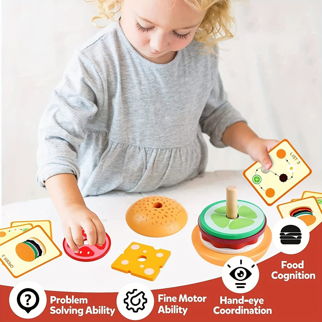 Montessori dobálós játék - BurgerBouwers