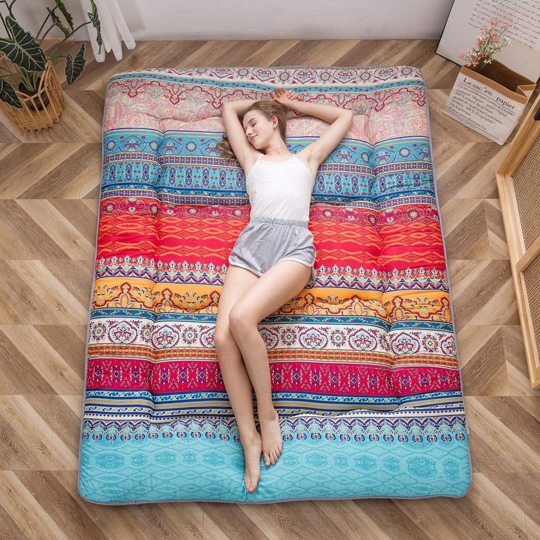 Hajtható japán futon padlómatrac memóriahab támogatással – Arivon