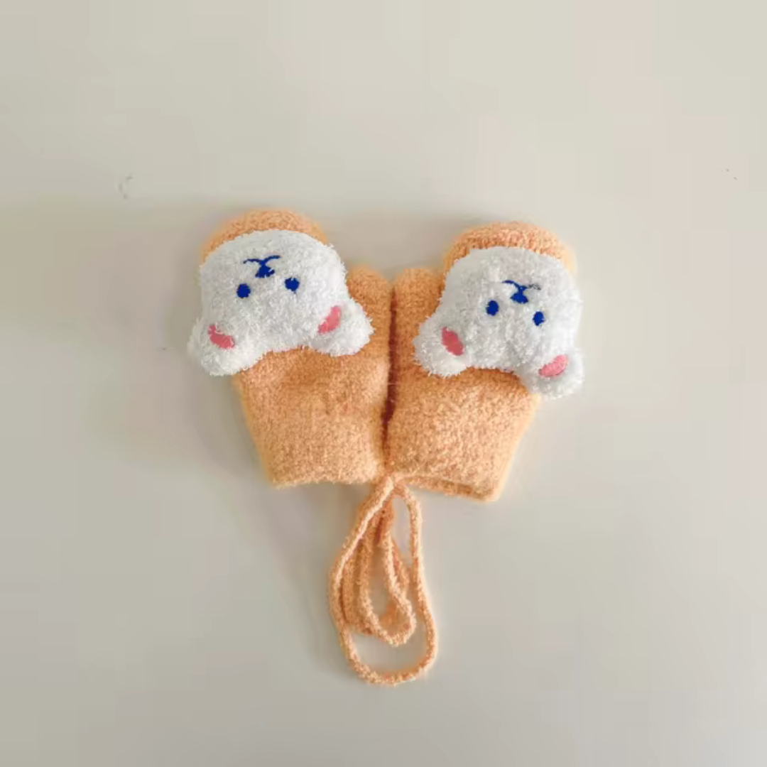 Gyermek Kesztyű Medvearccal – TinyBear Kesztyűk