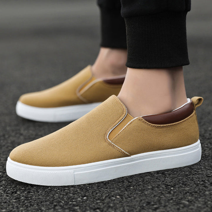 Lennard vászon férfi slip-on cipők