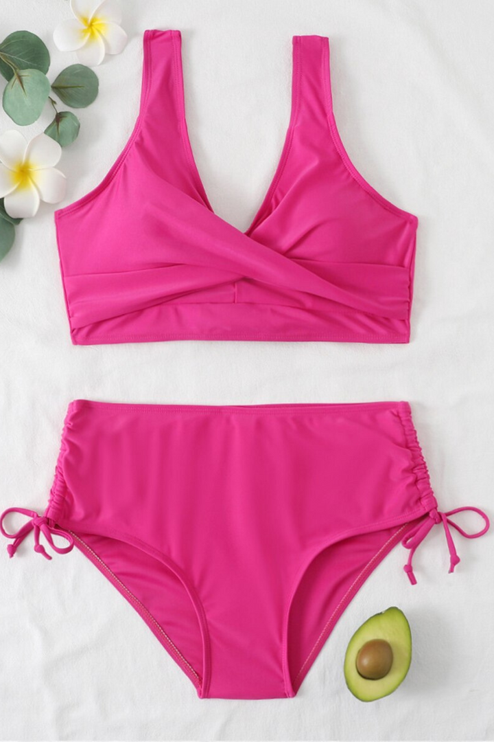 Egyszerű Bikiniszett Sportos Csavarral – Solea