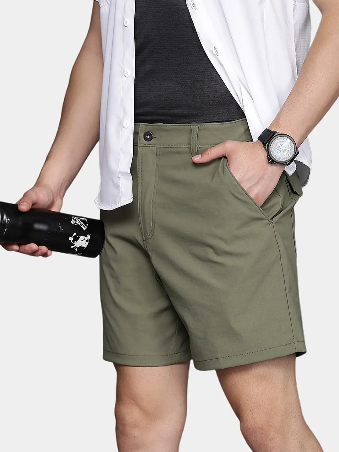 Nyári Chino-sortok kényelmes slim fit szabással – Matteo
