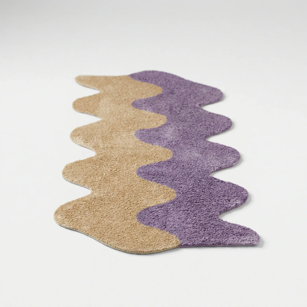 Abstrakter Farbblock-Teppich - ColorRipple