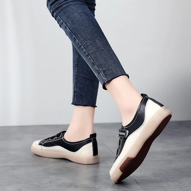 Elegáns valódi bőr sneaker nőknek – Beatrice