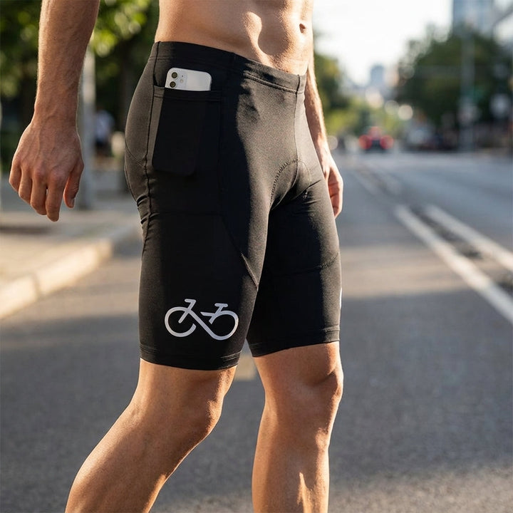 Atmungsaktive Radhose Mit Polster - Darrell