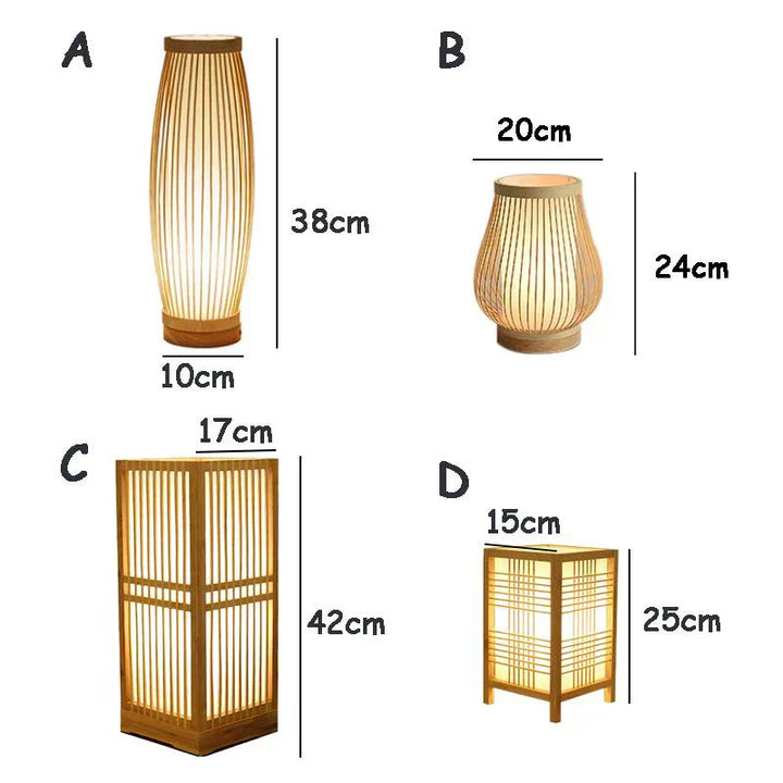 Japán Stílusú Asztali Lámpa - KiraLamp