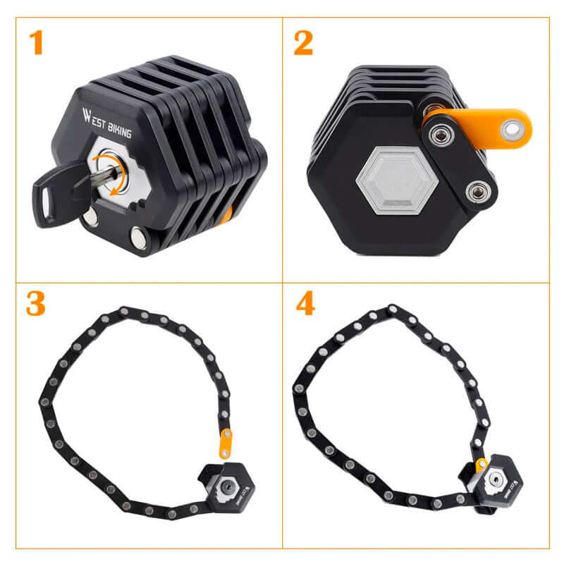 Ultiem Biztonságos Kerékpárzár - TitanLock Pro
