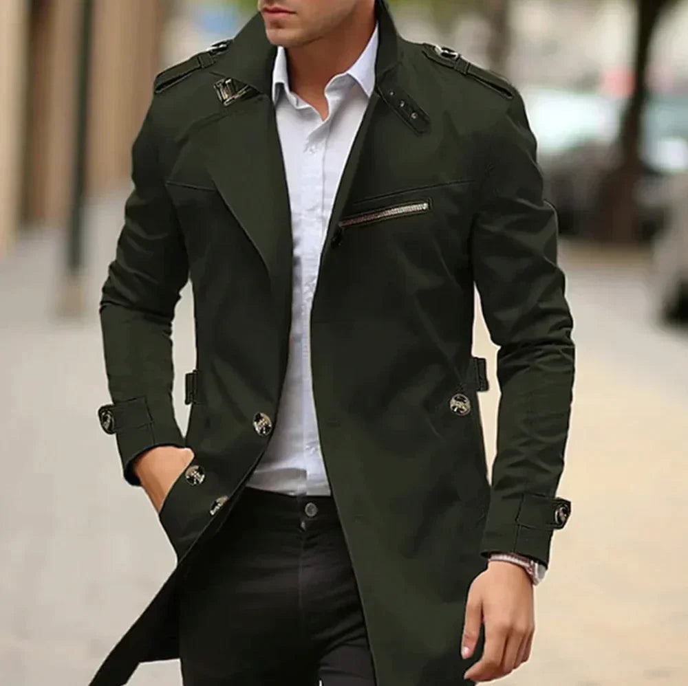 Őszi Klasszikus Férfi Trenchcoat – Fabrizio