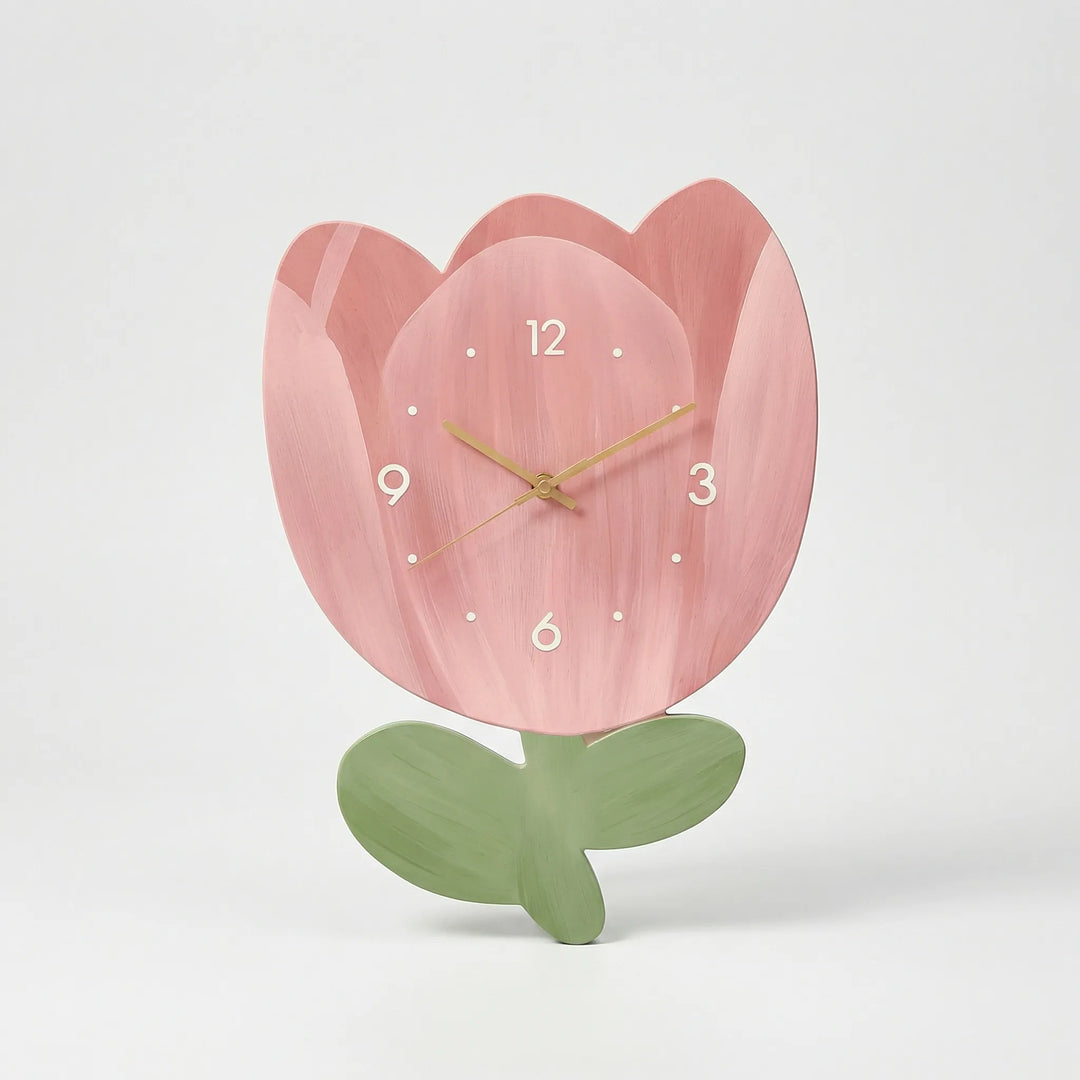 Blumenförmige Wanduhr - Florielle