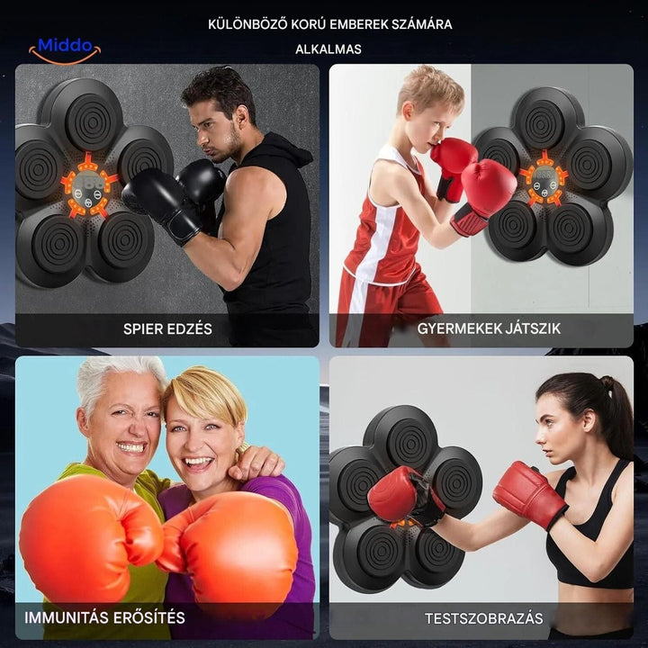 AA NOT AVAIALBLE Interaktív Okos Boksmérő - PunchTech