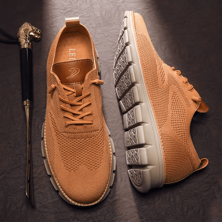 Breathable Lace-Up Men's Shoe In A Casual Style - Christopher
