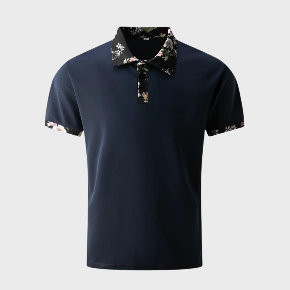 AA_Bad Conversion-Férfi Polo Diszkrét Mintával - Noah