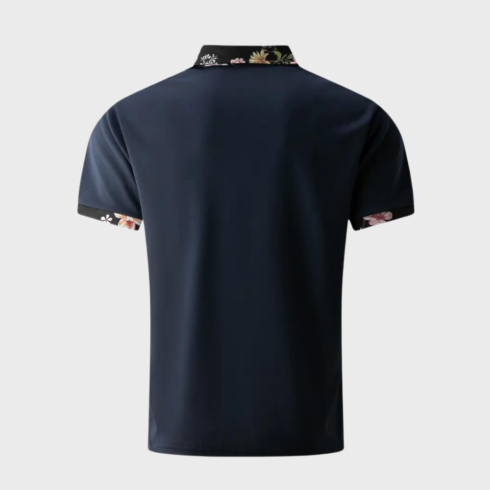 AA_Bad Conversion-Férfi Polo Diszkrét Mintával - Noah