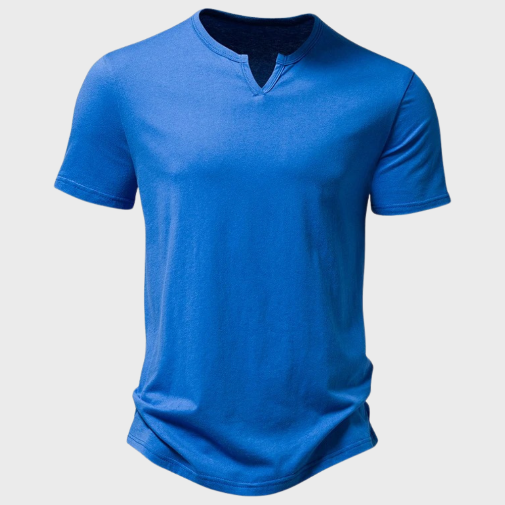 Casual Férfi Póló Henley Gallérral - Cody