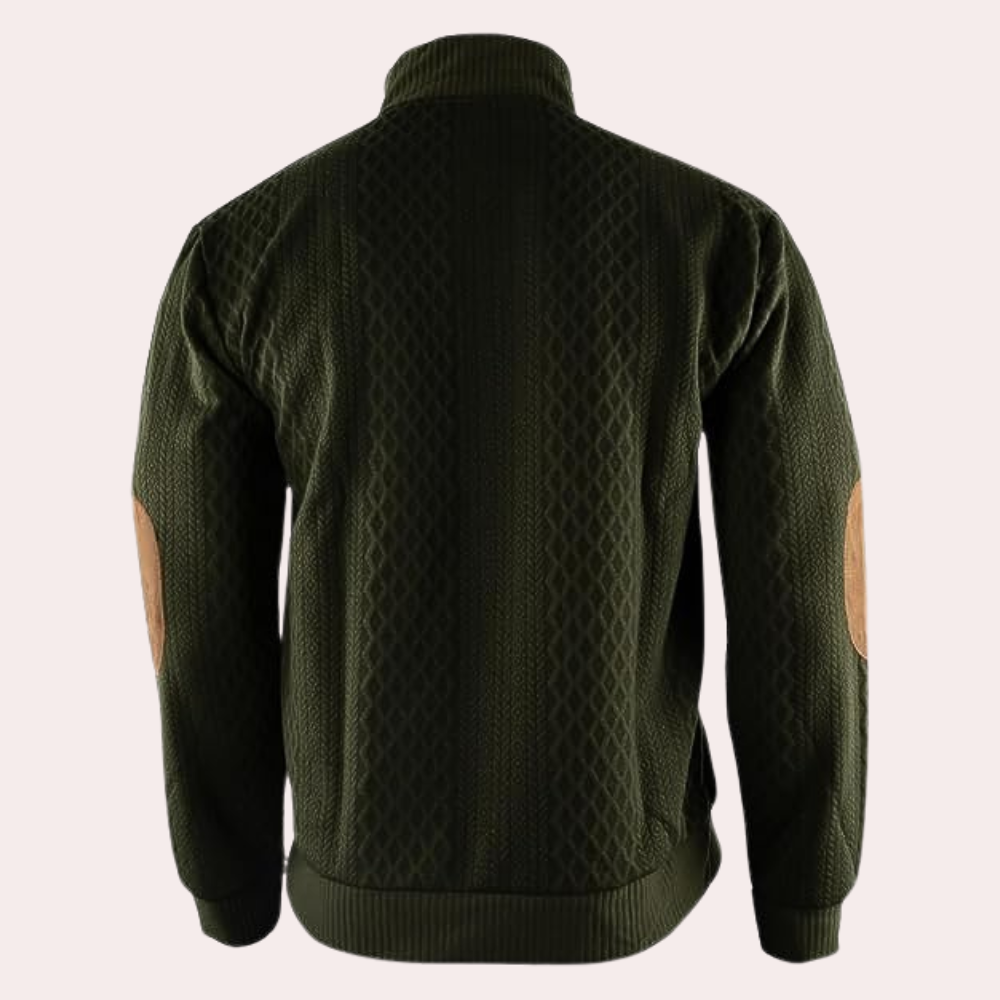 Dany - Meleg Casual Férfi Pulóver Gombos Zárral