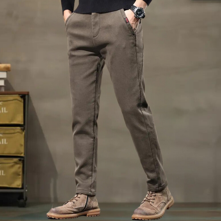 AA NOT AVAIALBLE Férfi Slim Fit Félformális Nadrág - Luca