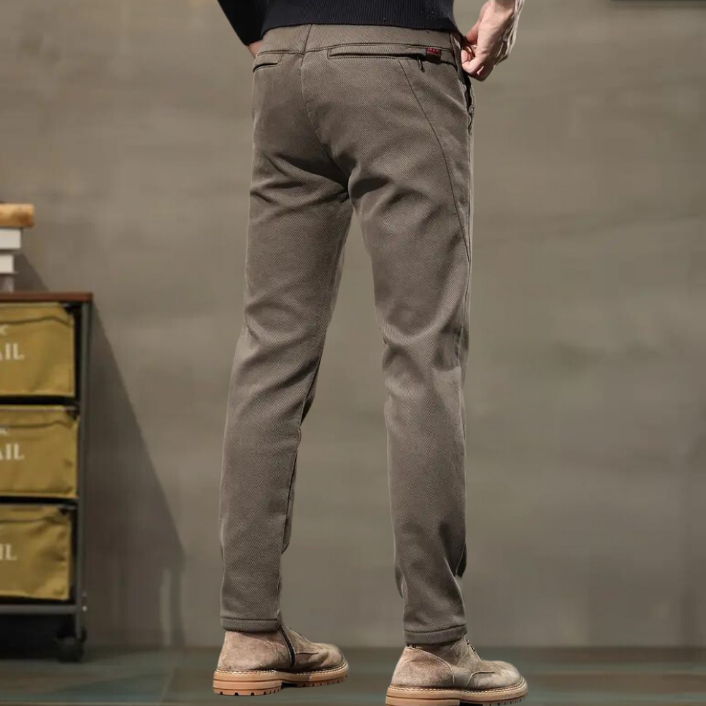 AA NOT AVAIALBLE Férfi Slim Fit Félformális Nadrág - Luca