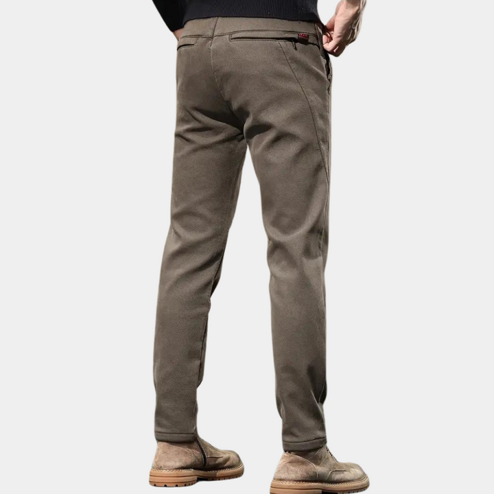AA NOT AVAIALBLE Férfi Slim Fit Félformális Nadrág - Luca