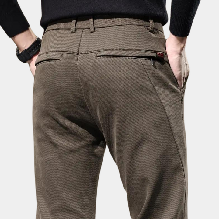 AA NOT AVAIALBLE Férfi Slim Fit Félformális Nadrág - Luca