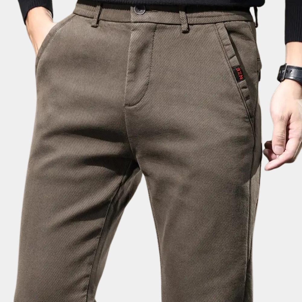 AA NOT AVAIALBLE Férfi Slim Fit Félformális Nadrág - Luca