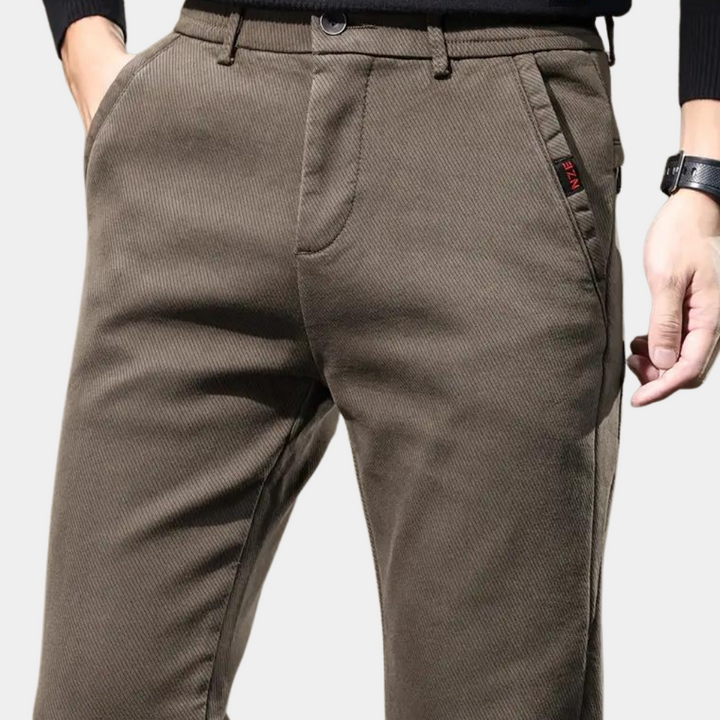 AA NOT AVAIALBLE Férfi Slim Fit Félformális Nadrág - Luca