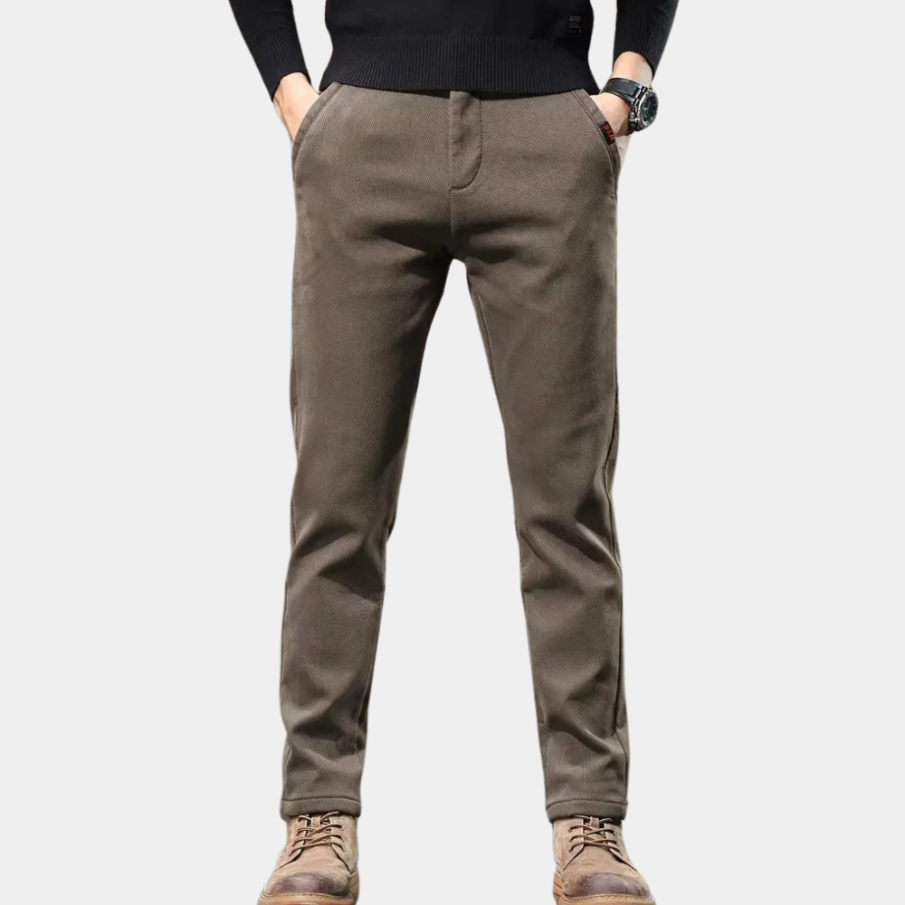 AA NOT AVAIALBLE Férfi Slim Fit Félformális Nadrág - Luca