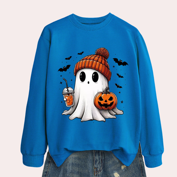 Hölgyek Halloween Pulóver Szellemképpel – Liora