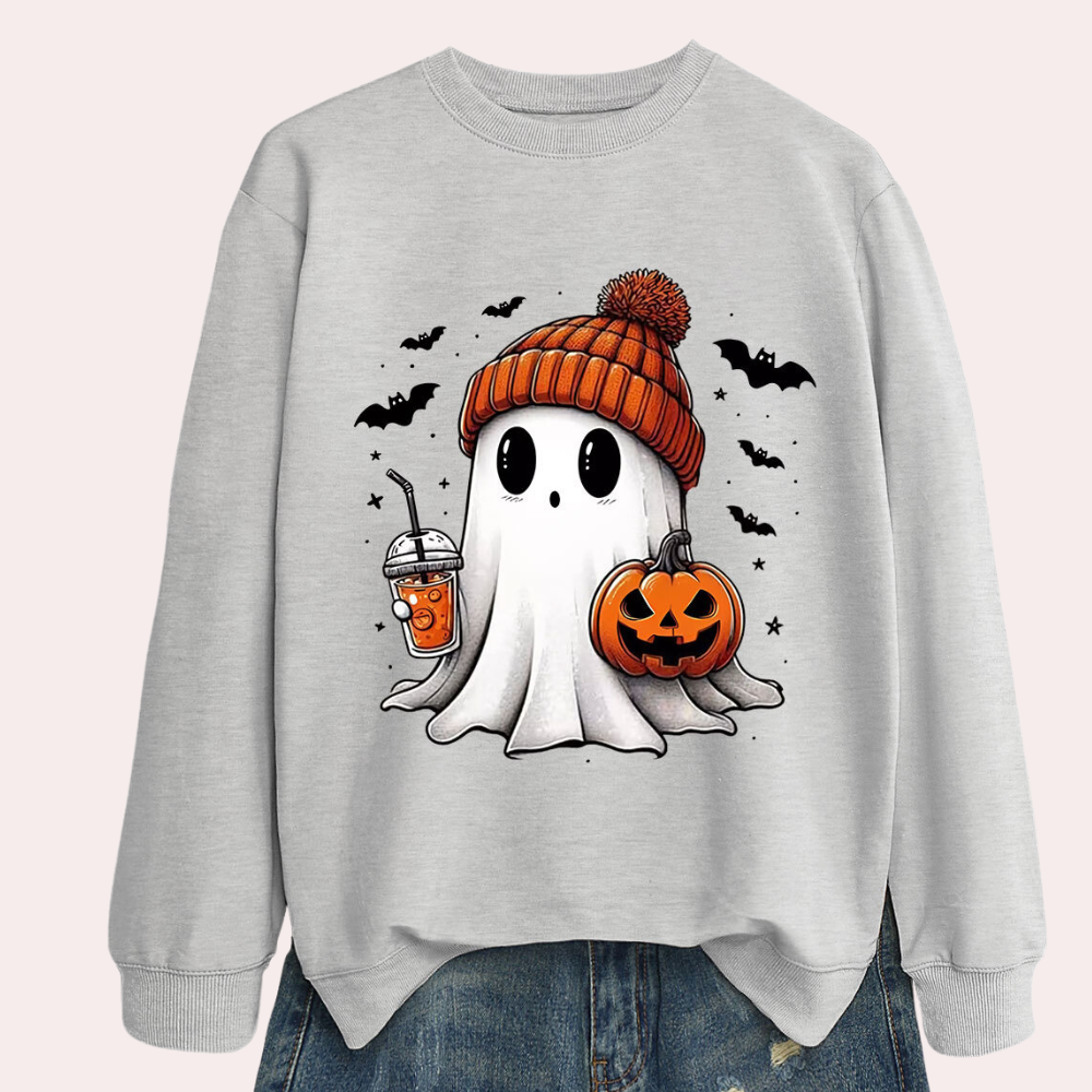 Hölgyek Halloween Pulóver Szellemképpel – Liora