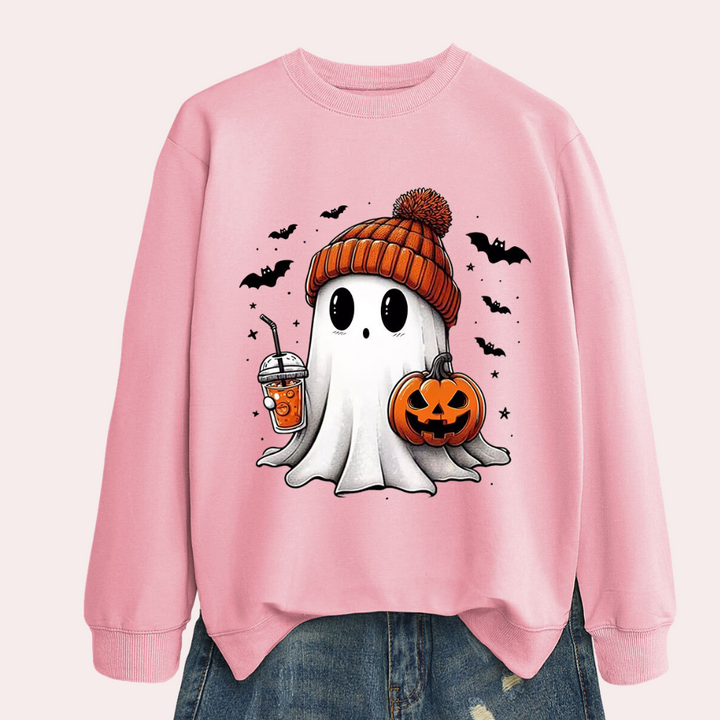 Hölgyek Halloween Pulóver Szellemképpel – Liora