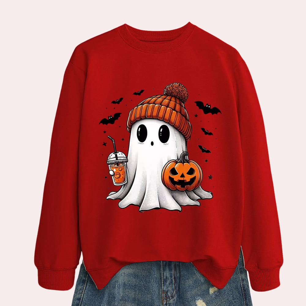 Hölgyek Halloween Pulóver Szellemképpel – Liora