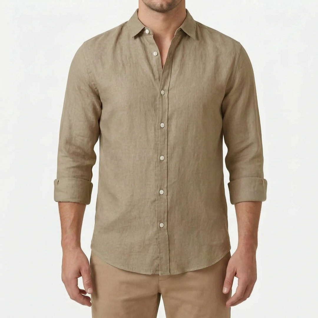 Casual Button-Up Shirt -  Bobby