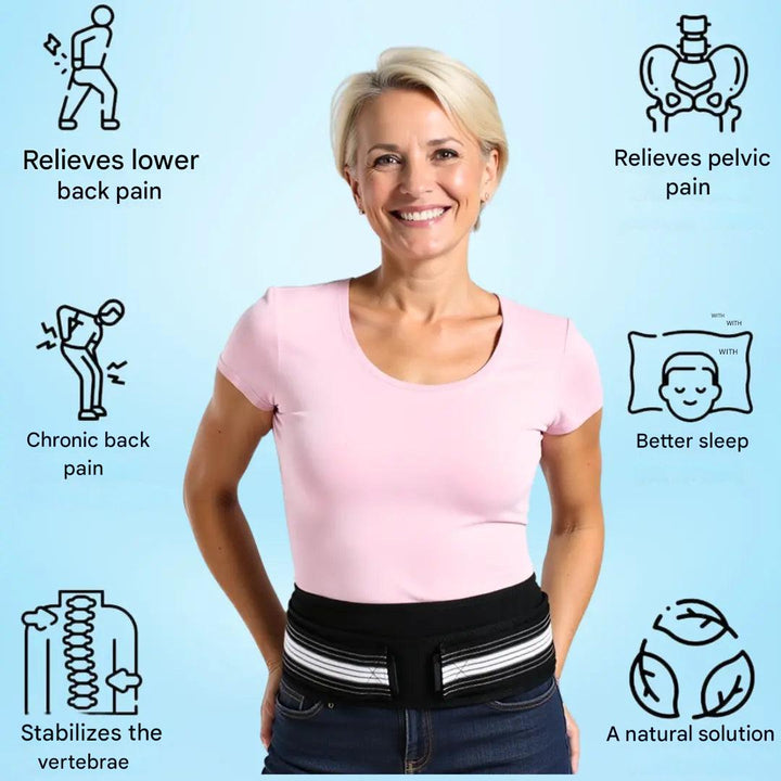 Deréktámasz rugó és isiász ellen – SpineRelief CoreBelt