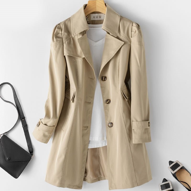 Trendi hölgyek trench kabát – Carenza