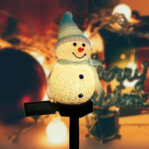 Napelem energia Hóember Lámpa - SolarSnow