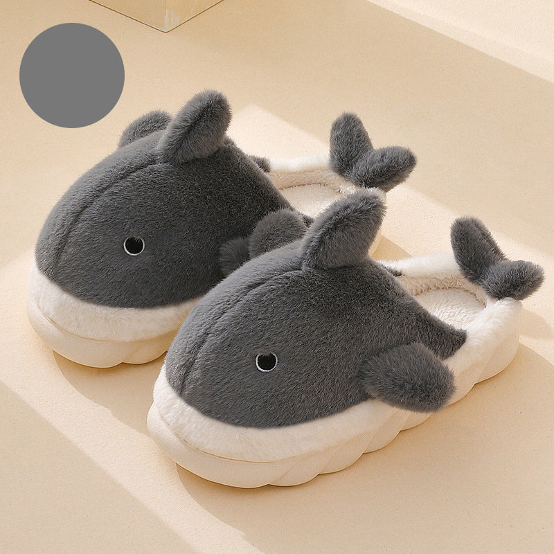 Puha Plüss Cápa Papucs - SnugShark