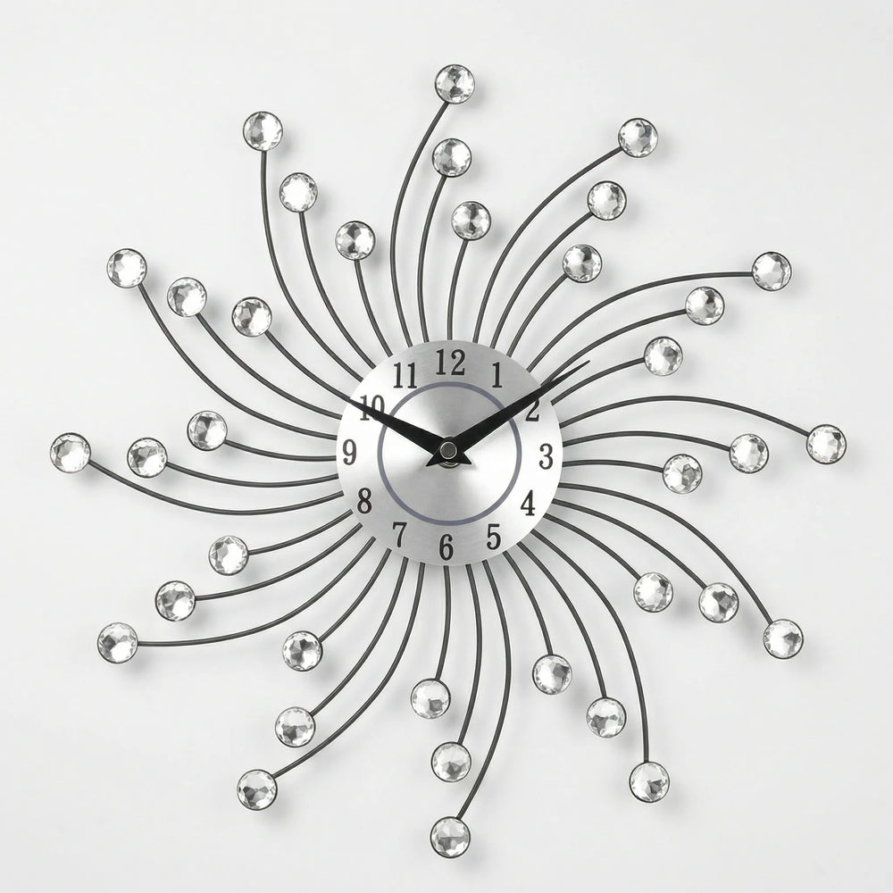 Dekorative Wanduhr Im Sonnenstrahl-Design - Solistra