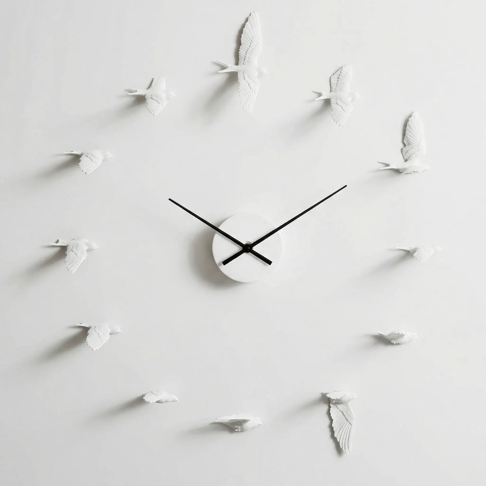 Dekorative Wanduhr Mit Naturmotiv - Swalowvex