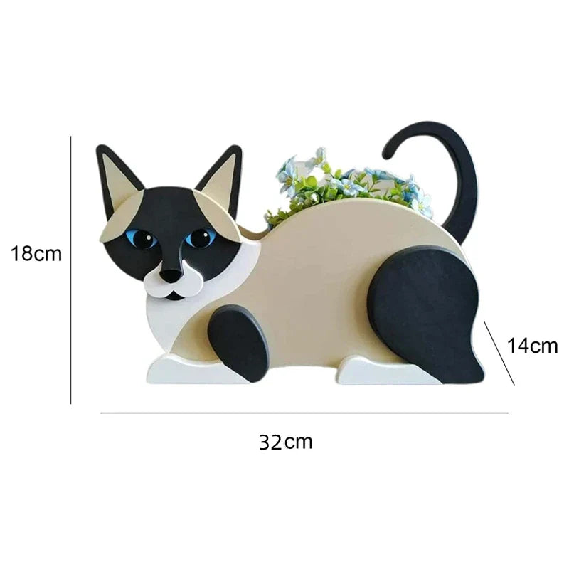 Macskakalapú Kertészeti Cserép - KittyKraft