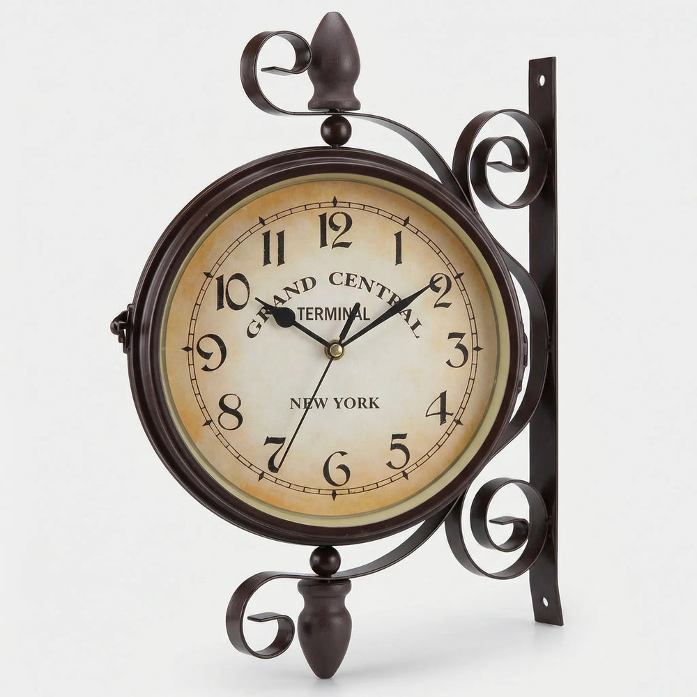Doppelseitige Wanduhr - ChronoVine