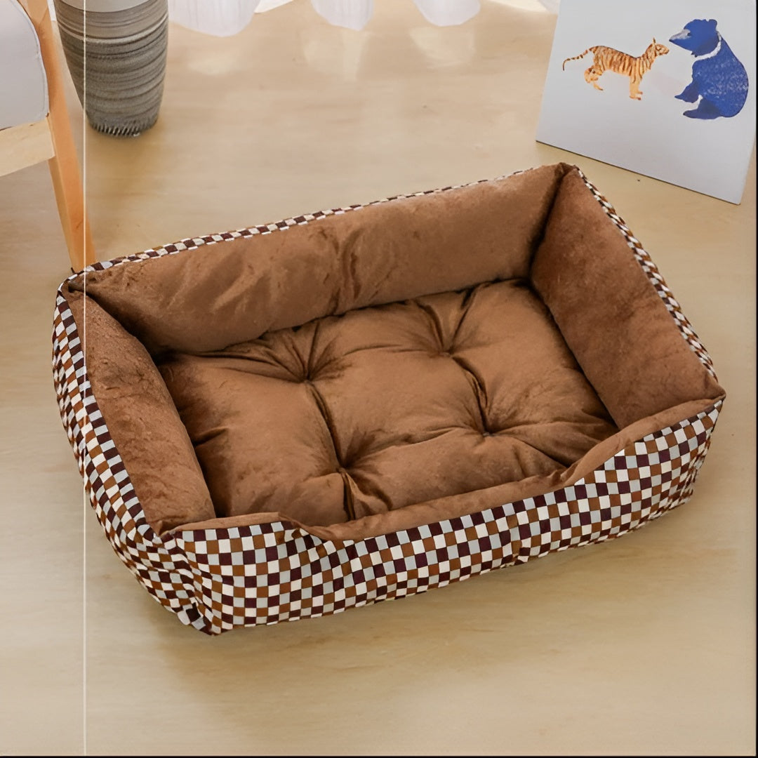 Luxus ortopédiai plüss kisállatágy - PlushNest