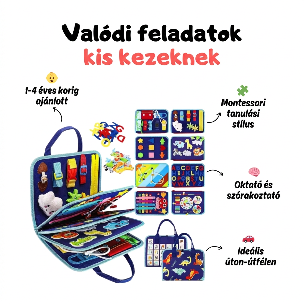 Montessori tanulókönyv – A gyerekek önállóságának fejlesztése