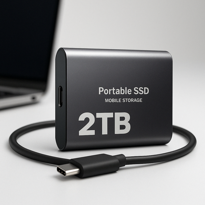External SSD 2TB USB-C High-Speed Portable Storage Drive 4