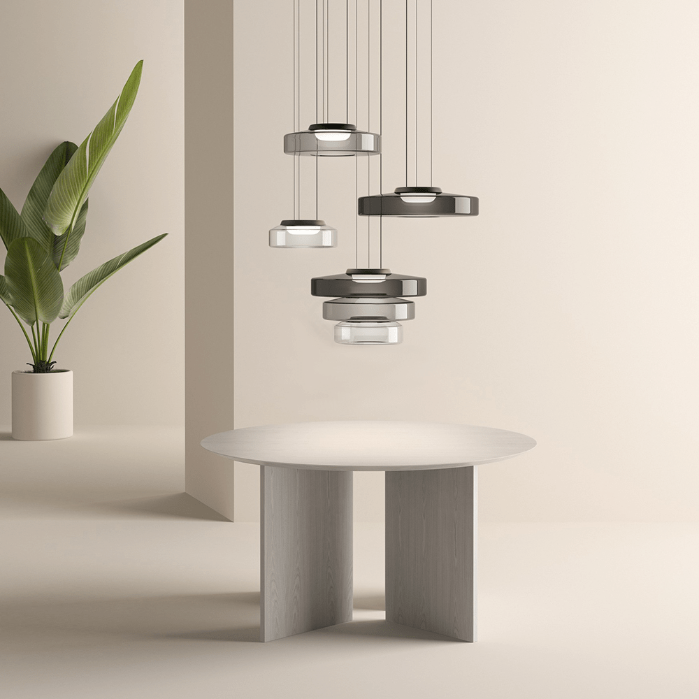 AA NOT AVAIALBLE Modern üveg függőlámpa Bauhaus stílusban - AuroraSphere